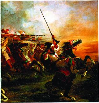 Arab Horsemen in Battle